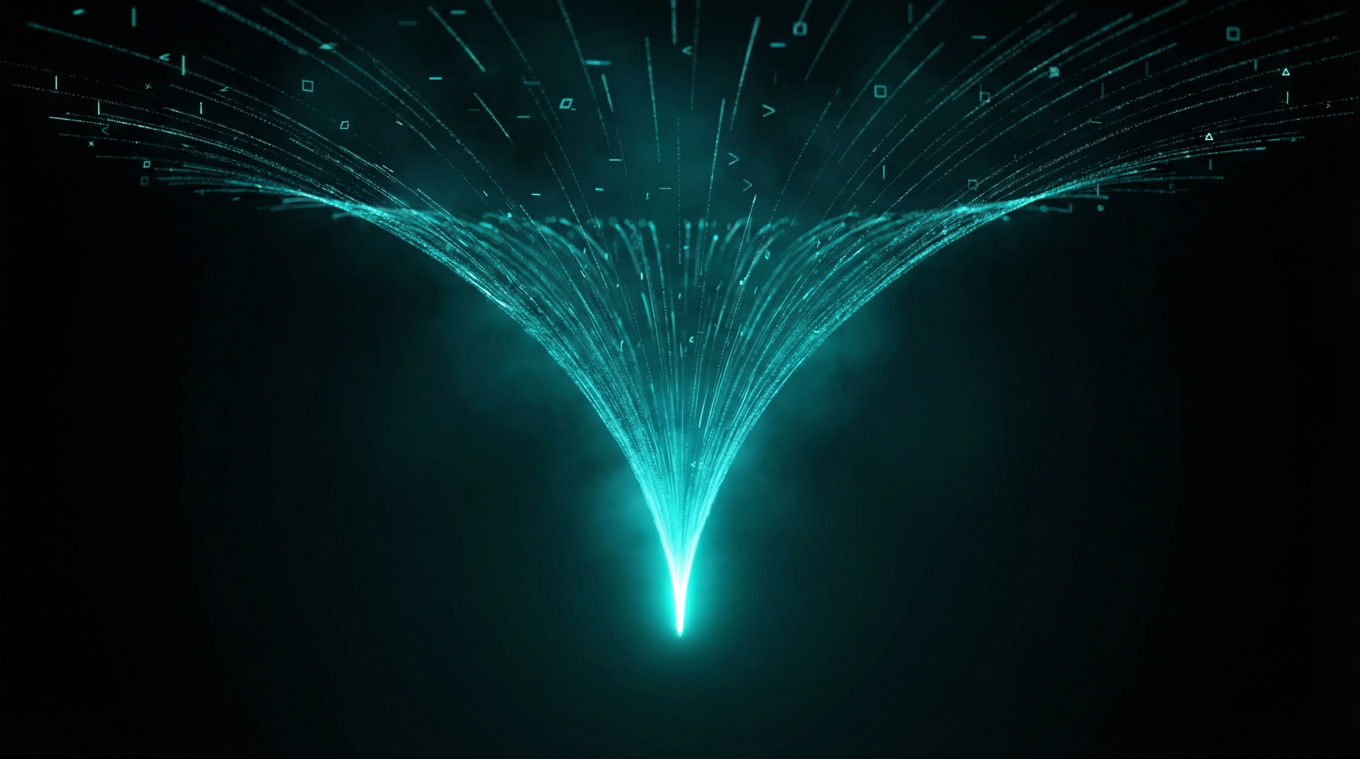 Abstract illustration of data-driven optimization and refinement